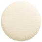 Preview: Sitzkissen 2 pcs Creme Ø 40 cm Cordstoff