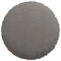 Preview: Sitzkissen 2 pcs Hellgrau Ø 50 cm Cordstoff