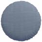 Preview: Sitzkissen 2 Stk. Cordstoff Blau Ø60 x 21 cm