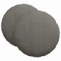 Preview: Sitzkissen 2 pcs Hellgrau Ø 80 cm Cordstoff