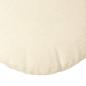 Preview: Sitzkissen 2 pcs Creme Ø 80 cm Cordstoff