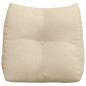 Preview: Rücken Kissen Creme 45 x 24 x 50 cm Stoff