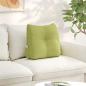 Preview: ARDEBO.de - Rücken Kissen Hellgrün 45 x 24 x 50 cm Stoff