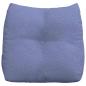 Preview: Rücken Kissen Jeans blau 45 x 24 x 50 cm Stoff