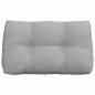 Preview: Rücken Kissen Wolkengrau 80 x 24 x 50 cm Stoff