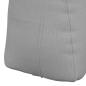 Preview: Rücken Kissen Wolkengrau 80 x 24 x 50 cm Stoff