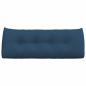 Preview: Rücken Kissen Blau 120 x 24 x 50 cm Stoff
