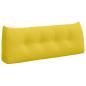Preview: Rücken Kissen Helles Gelb 120 x 24 x 50 cm Stoff
