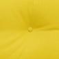 Preview: Rücken Kissen Helles Gelb 120 x 24 x 50 cm Stoff