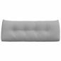 Preview: Rücken Kissen Wolkengrau 120 x 24 x 50 cm Stoff