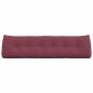 Preview: Rücken Kissen Weinrot 180 x 24 x 50 cm Stoff