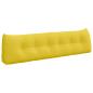 Preview: Rücken Kissen Helles Gelb 180 x 24 x 50 cm Stoff
