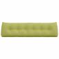 Preview: Rücken Kissen Hellgrün 180 x 24 x 50 cm Stoff