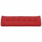 Preview: Rücken Kissen Rot 180 x 24 x 50 cm Stoff