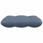 Preview: Sitzkissen 4 pcs Blau 40 x 40 cm Cordstoff