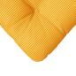 Preview: Sitzkissen 4 Stk. Cordstoff Helles Gelb 40 x 40 cm