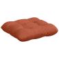 Preview: Sitzkissen 4 pcs Rot-Orange 40 x 40 cm Cordstoff