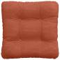 Preview: Sitzkissen 4 pcs Rot-Orange 40 x 40 cm Cordstoff