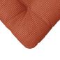 Preview: Sitzkissen 4 pcs Rot-Orange 40 x 40 cm Cordstoff