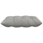 Preview: Sitzkissen 4 pcs Hellgrau 40 x 40 x 6 cm Mikrofaser