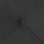 Preview: Sitzkissen 4 pcs Schwarz 40 x 40 x 6 cm Mikrofaser