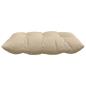 Preview: Sitzkissen 4 Stk. Mikrofaser Creme 40 x 40 x 6 cm
