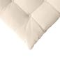 Preview: Sitzkissen 4 pcs Beige 40 x 40 x 6 cm Mikrofaser