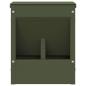 Preview: Kaninchenfütterer Olive Grün 20 x 12,5 x 25 cm
