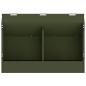 Preview: Kaninchenfütterer Olive Grün 64,5 x 25,5 x 45,5 cm