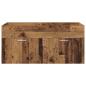 Preview: Waschbeckenunterschrank Wandmontiert Altholz 38,5 x 100 x 46 cm
