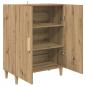 Preview: Sideboard Artisan-Eiche 70 x 34 x 90 cm Holzwerkstoff