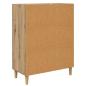 Preview: Sideboard Artisan-Eiche 70 x 34 x 90 cm Holzwerkstoff