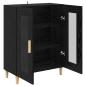 Preview: Sideboard Schwarz Eichen-Optik 69,5 x 34 x 90 cm Holzwerkstoff