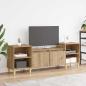 Preview: ARDEBO.de - TV-Schränk 160 x 35 x 55 cm Artisan-Eiche Holzwerkstoff