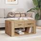 Preview: Couchtisch Artisan-Eiche 80 x 50 x 40 cm Holzwerkstoff