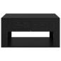 Preview: Couchtisch Schwarz Eichen-Optik 80 x 50 x 40 cm Holzwerkstoff