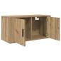 Preview: Wandmontiertes TV-Regal Eiche handwerklich 80 x 34,5 x 40 cm