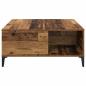Preview: Couchtisch Altholz 80 x 80 x 36,5 cm Holzwerkstoff