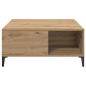 Preview: Couchtisch Artisan-Eiche 80 x 80 x 36,5 cm Holzwerkstoff