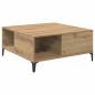 Preview: Couchtisch Artisan-Eiche 80 x 80 x 36,5 cm Holzwerkstoff