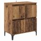 Preview: Sideboard Altholz 60 x 35 x 70 cm Verbundholz und Eisen