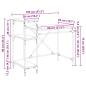 Preview: Schreibtisch Altholz 105 x 50 x 90 cm Holzwerkstoff