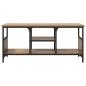 Preview: TV-Schränk Artisan-Eiche 100 x 35 x 45 cm Verbundholz und Eisen