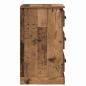 Preview: Nachttisch Altholz 39 x 39 x 67,5 cm Holzwerkstoff