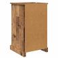 Preview: Nachttisch Altholz 39 x 39 x 67,5 cm Holzwerkstoff