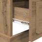 Preview: Nachttisch Artisan-Eiche 39 x 39 x 67,5 cm Holzwerkstoff