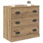 Preview: Sideboard Artisan-Eiche 70 x 35,5 x 67,5 cm Holzwerkstoff
