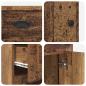 Preview: Beistellschrank Altholz 40 x 50 x 75 cm Holzwerkstoff