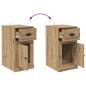 Preview: Beistellschrank Artisan-Eiche 40 x 50 x 75 cm Holzwerkstoff