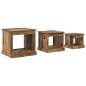 Preview: Couchtisch 3 pcs Altholz Holzwerkstoff